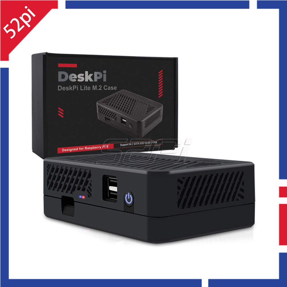Argon One V3 M.2 Nvme Case - 52Pi DeskPi Lite NAS-Gehäuse mit M.2