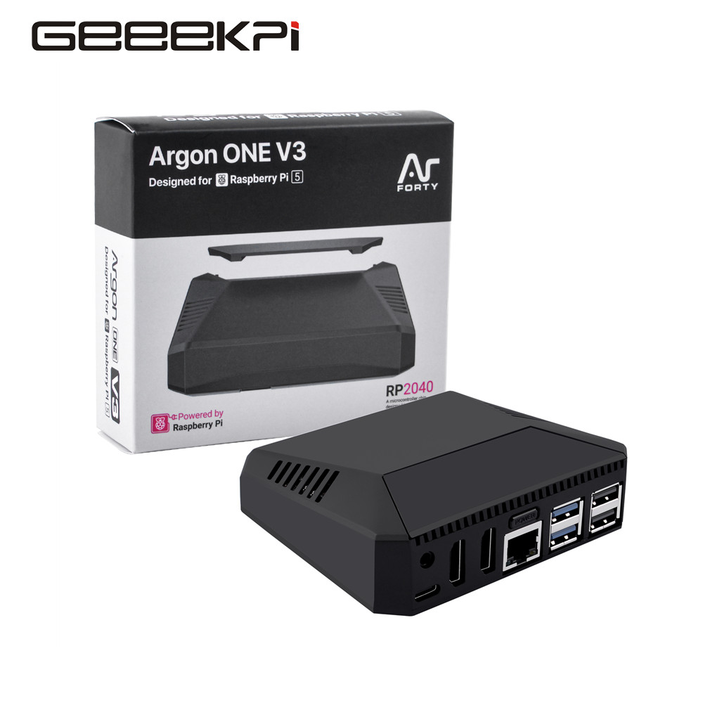 Argon One V3 M.2 Nvme Case - Argon One V3 Gehäuse Aluminium für